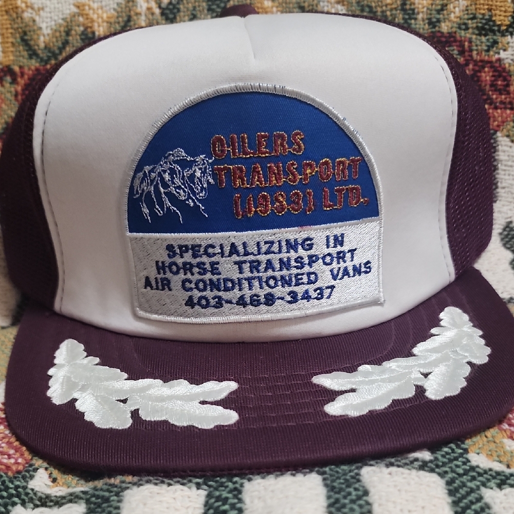 Oilers Transport Embroidered Cap